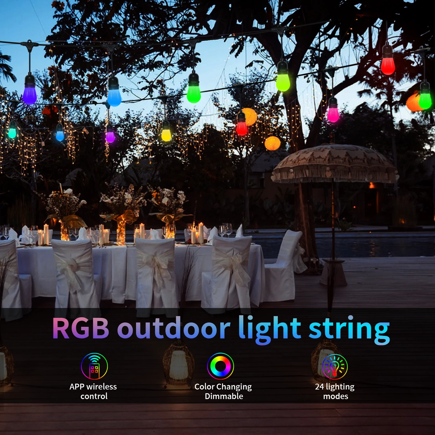 edison bulb string lights